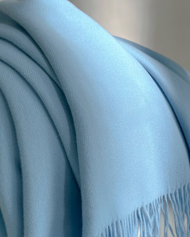 2H Light Blue Winter Scarf