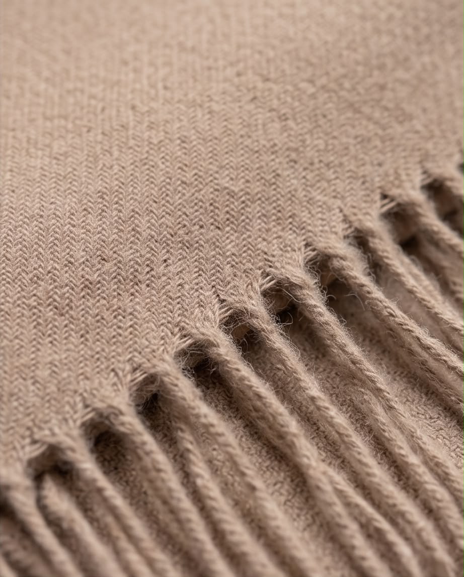 2H Beige Winter Scarf