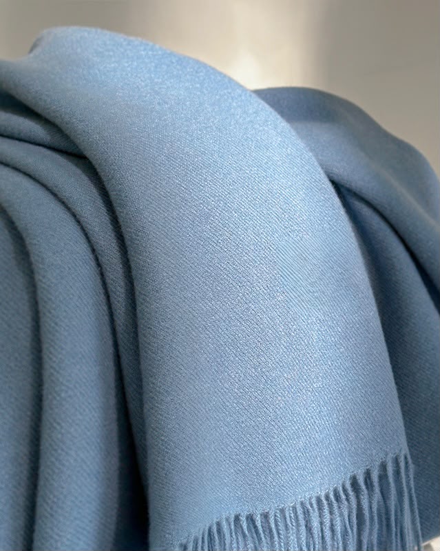 2H Sky Blue Winter Scarf