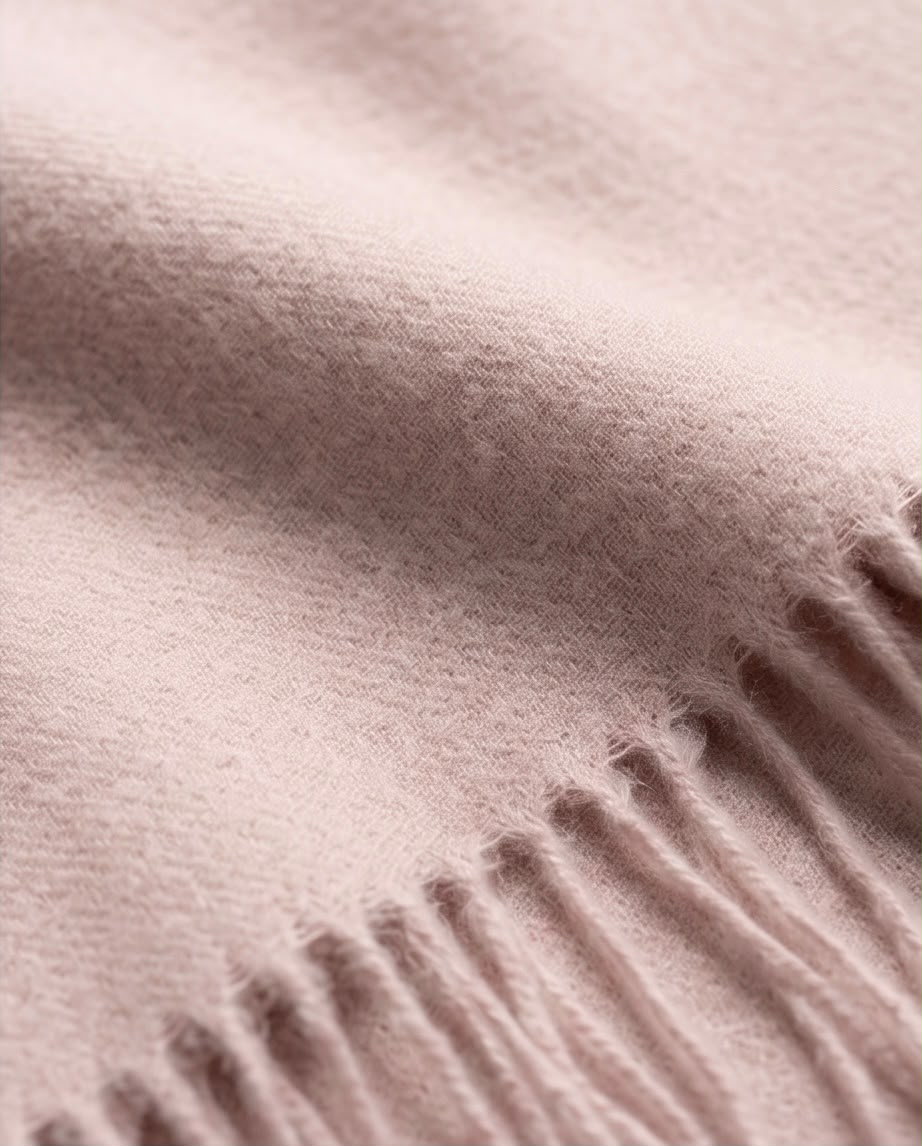 2H Beige Rose Winter Scarf