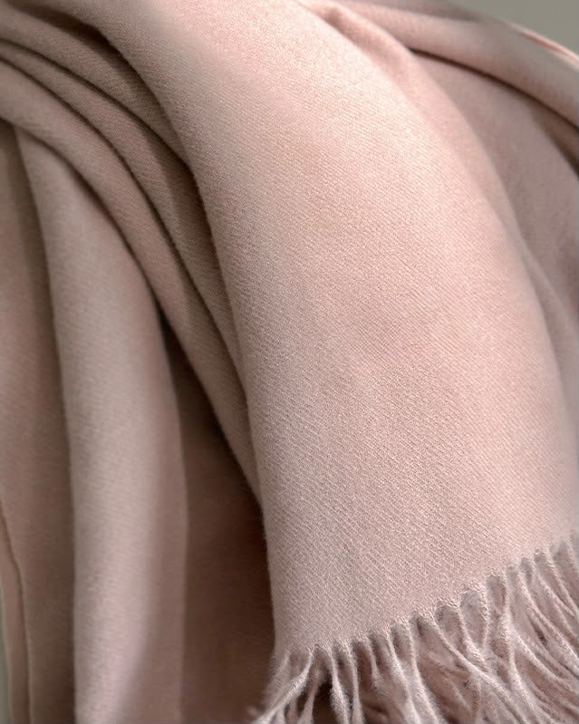 2H Beige Rose Winter Scarf