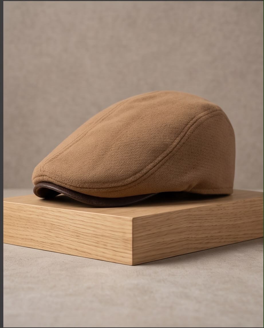 2H Camel Wool-Blend Cap