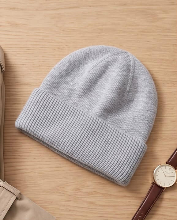2H Light Gray Skull Cap