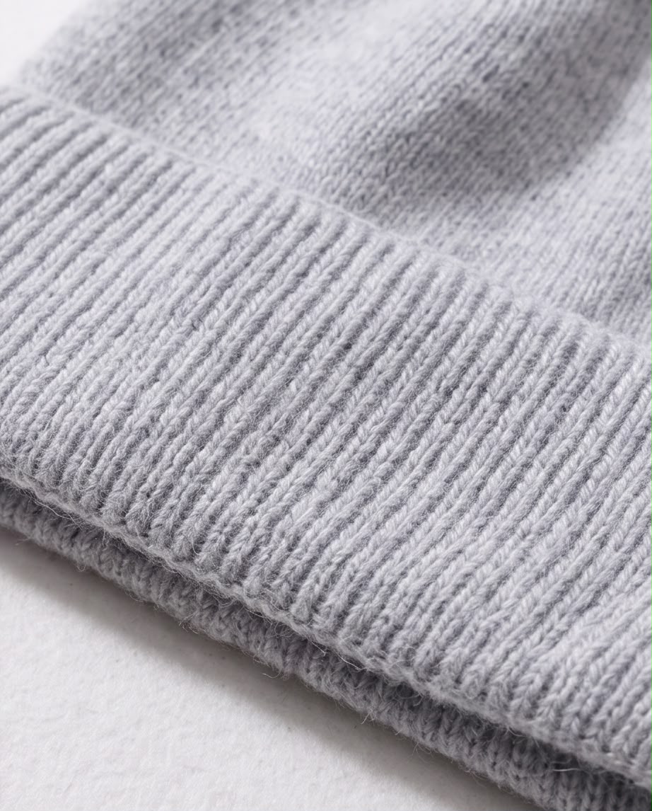 2H Light Gray Skull Cap