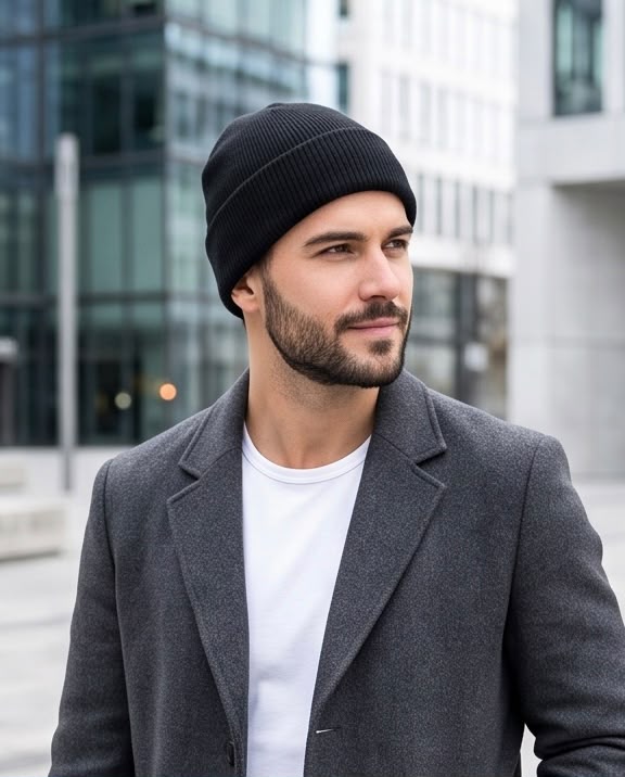 2H Black Skull Cap