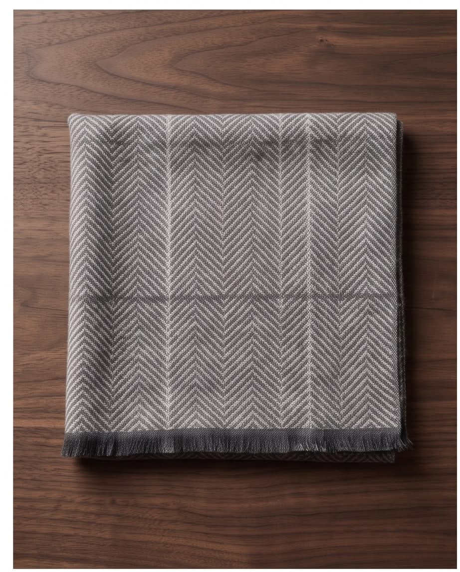 2H Gray Squared Scarf