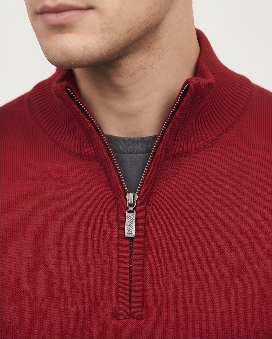 2H Sweater With Zipper