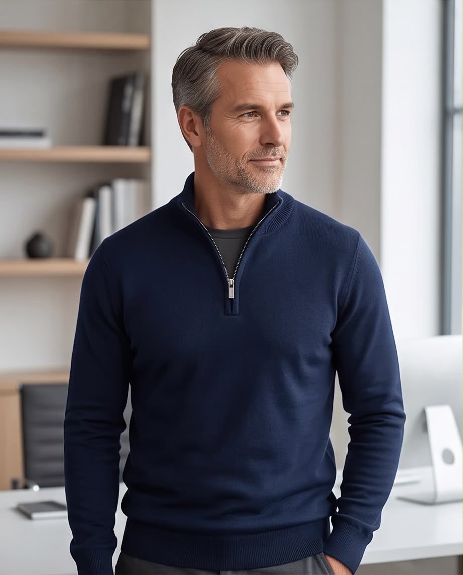 2H Sweater With Zipper