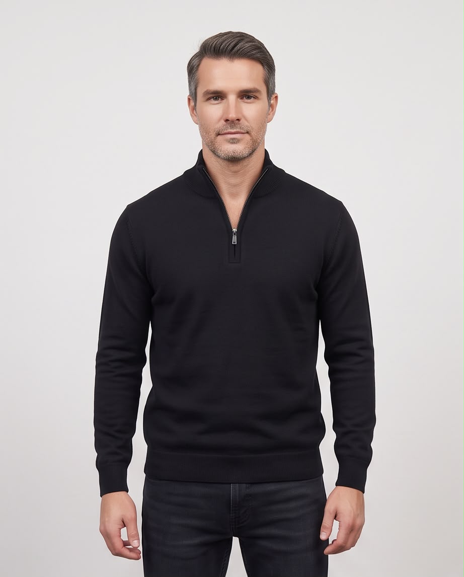 2H Sweater With Zipper