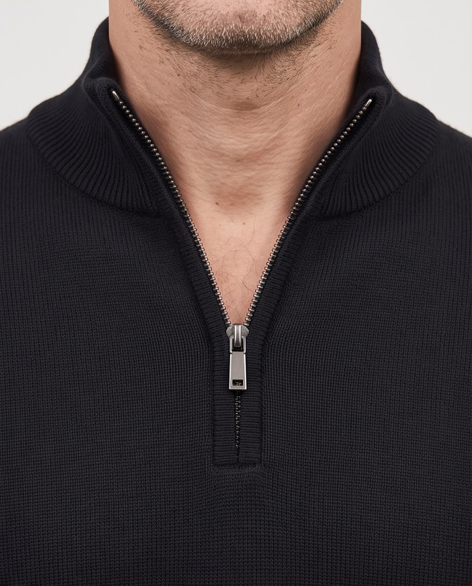 2H Sweater With Zipper