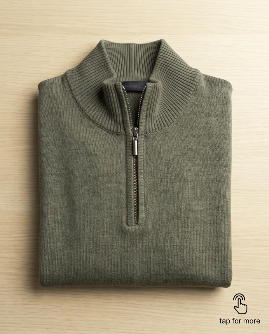 2H Sweater With Zipper