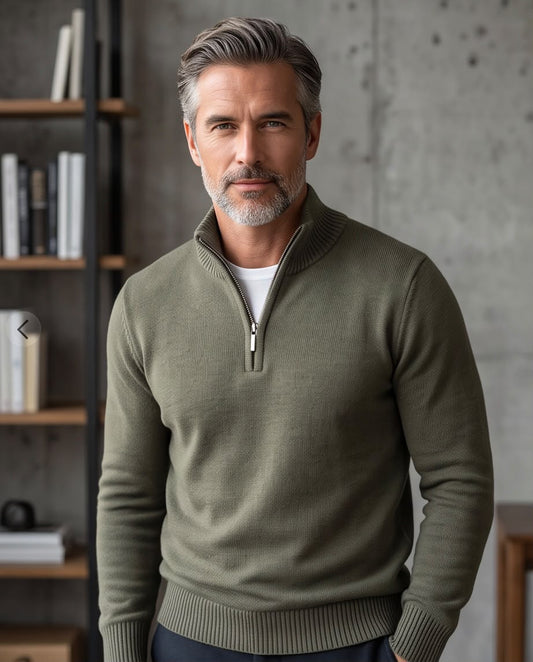 2H Sweater With Zipper