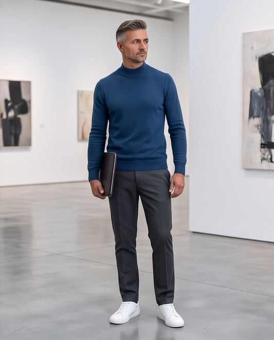 2H Middle Neck Sweater