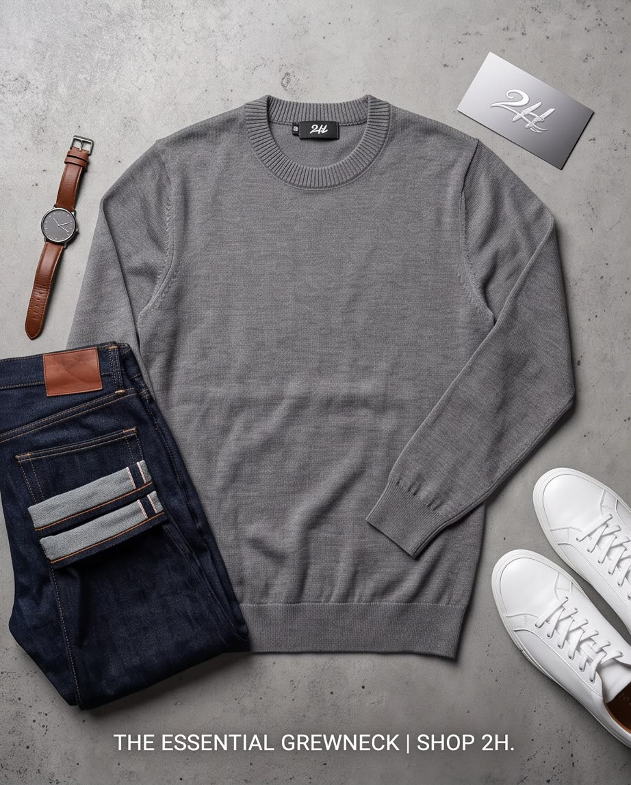 2H Round Neck Sweater