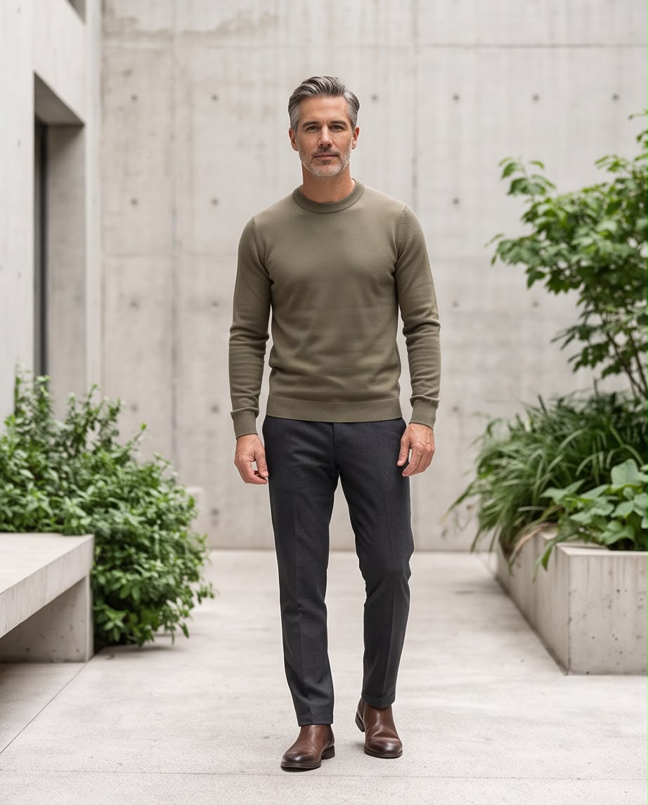 2H Round Neck Sweater