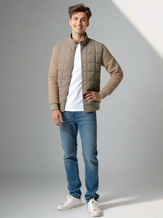 SALE! 2H Khaki squared Casual Jacket