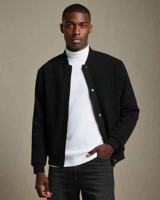 2H #2366 Embossed Casual Jacket