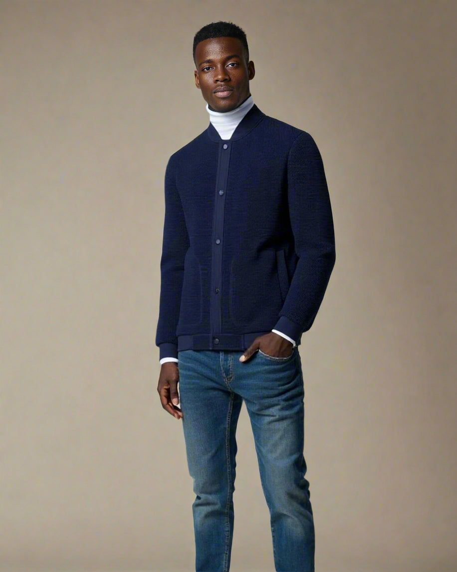 2H #2366 Embossed Casual Jacket