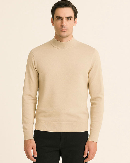 2H Middle Neck Knitted Sweater