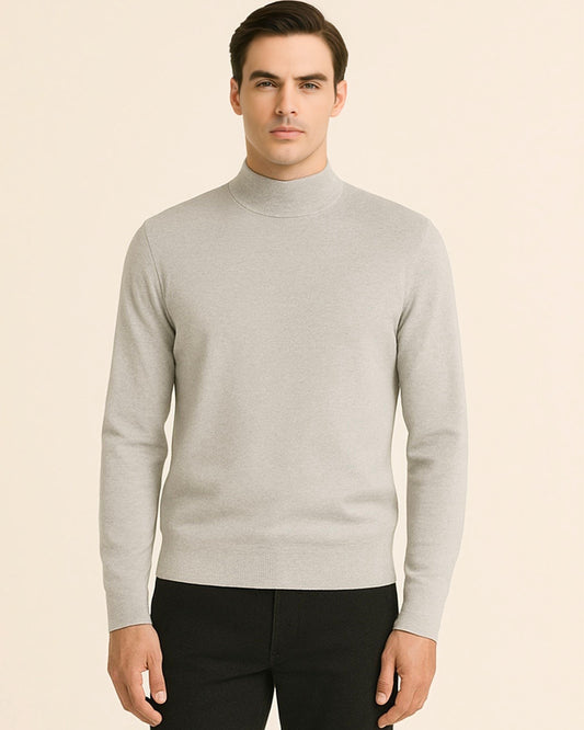 2H Middle Neck Knitted Sweater