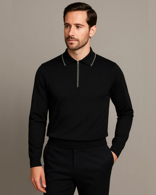 SALE! 2H #1860-42 Polo Knitted Sweater