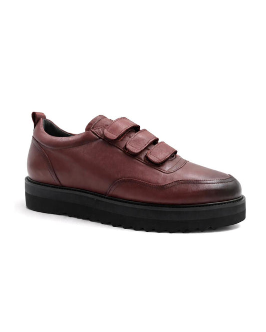 2H #S8042-26-137 Genuine Leather Brown Casual Shoes