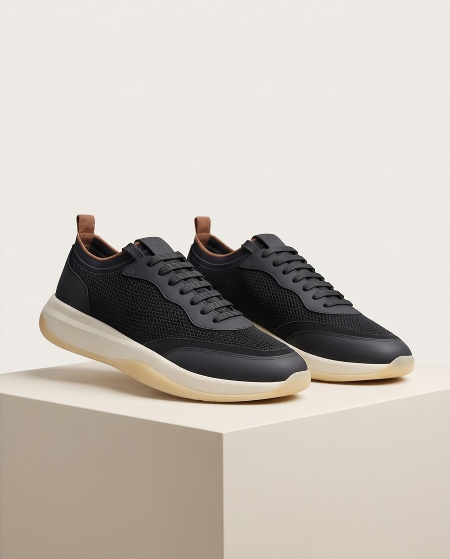 2H #22G Black Triko Shoes