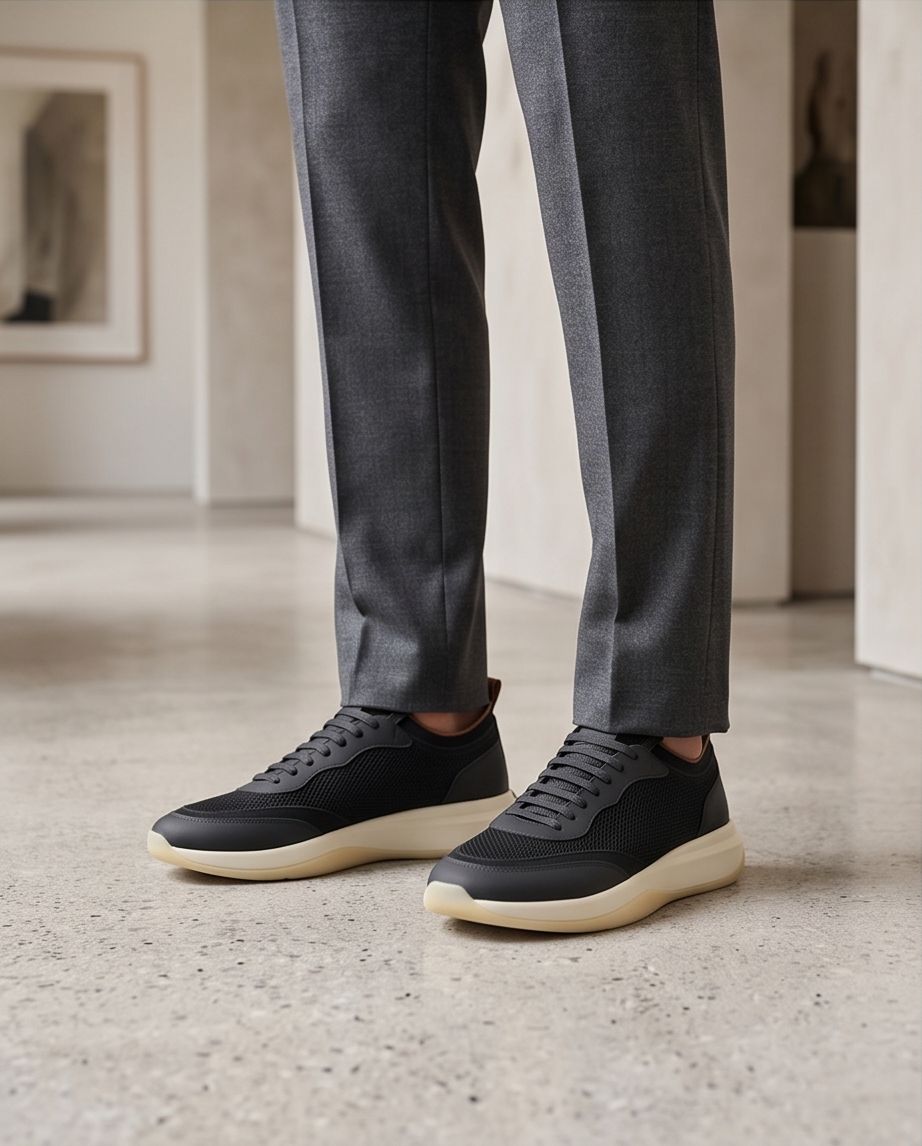 2H #22G Black Triko Shoes