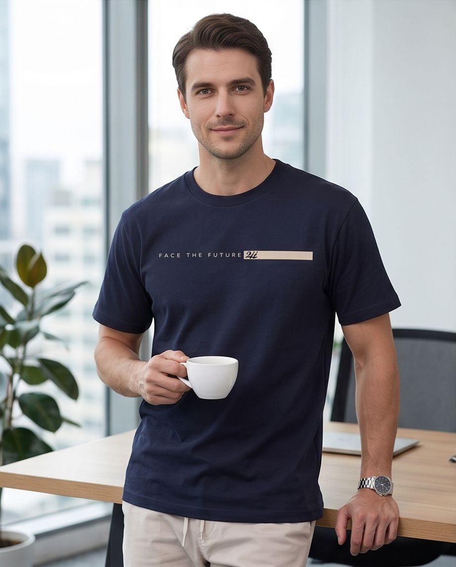 2H #0001-1 Printed T-shirt Regular Fit