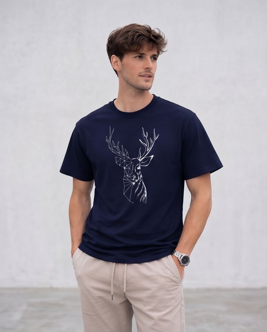 2H #0001-6 Printed T-shirt Regular Fit
