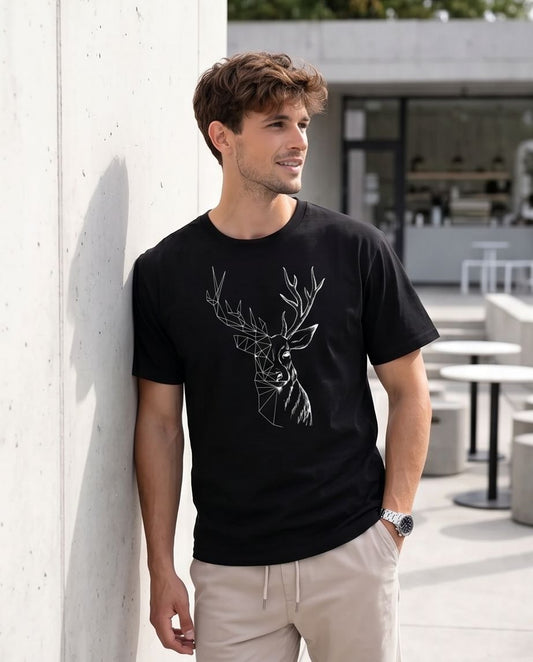 2H #0001-6 Printed T-shirt Regular Fit