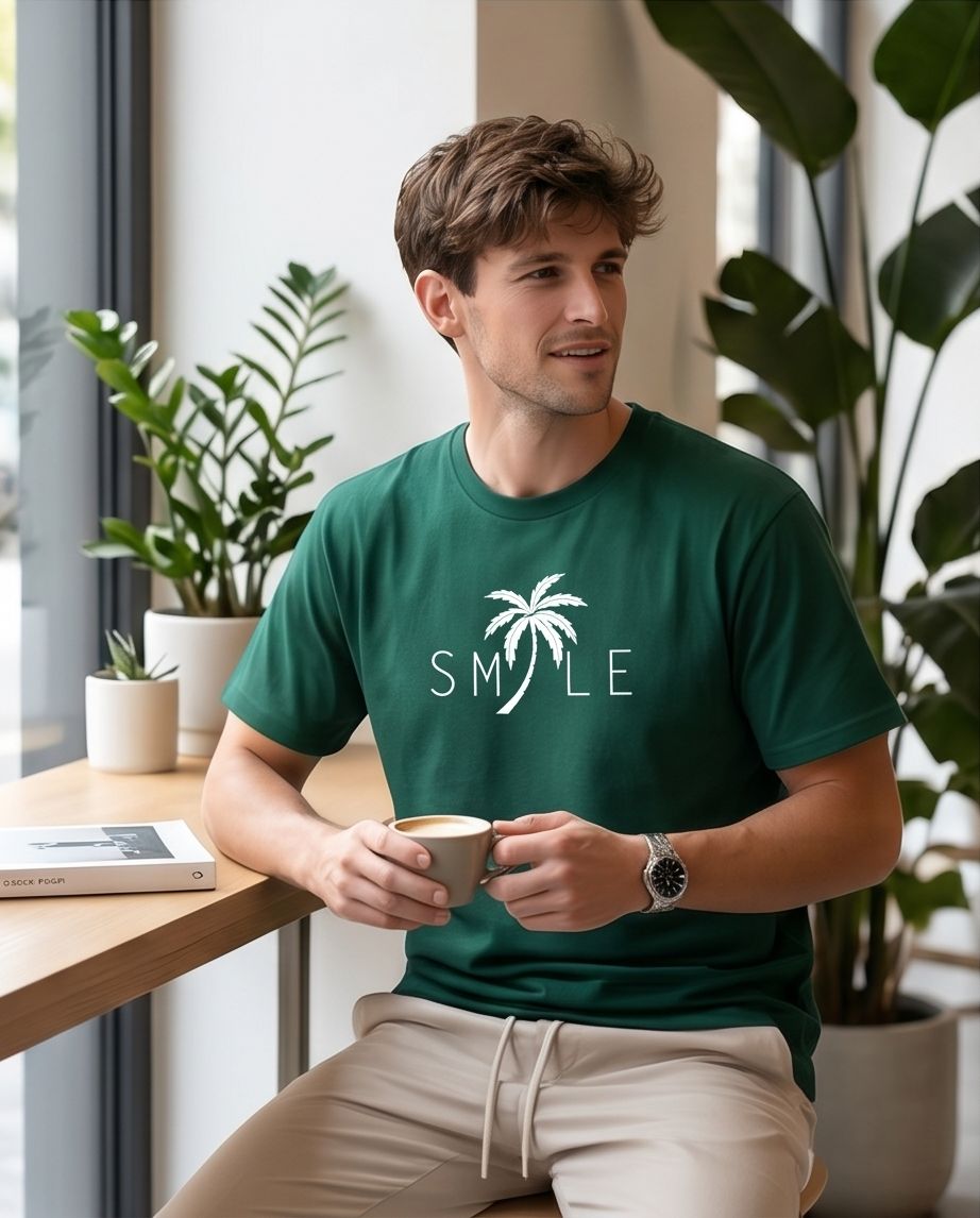 2H #0001-4 Printed T-shirt Regular Fit