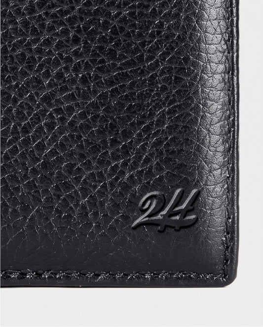 2H #1152 Black Genuine Leather Wallet
