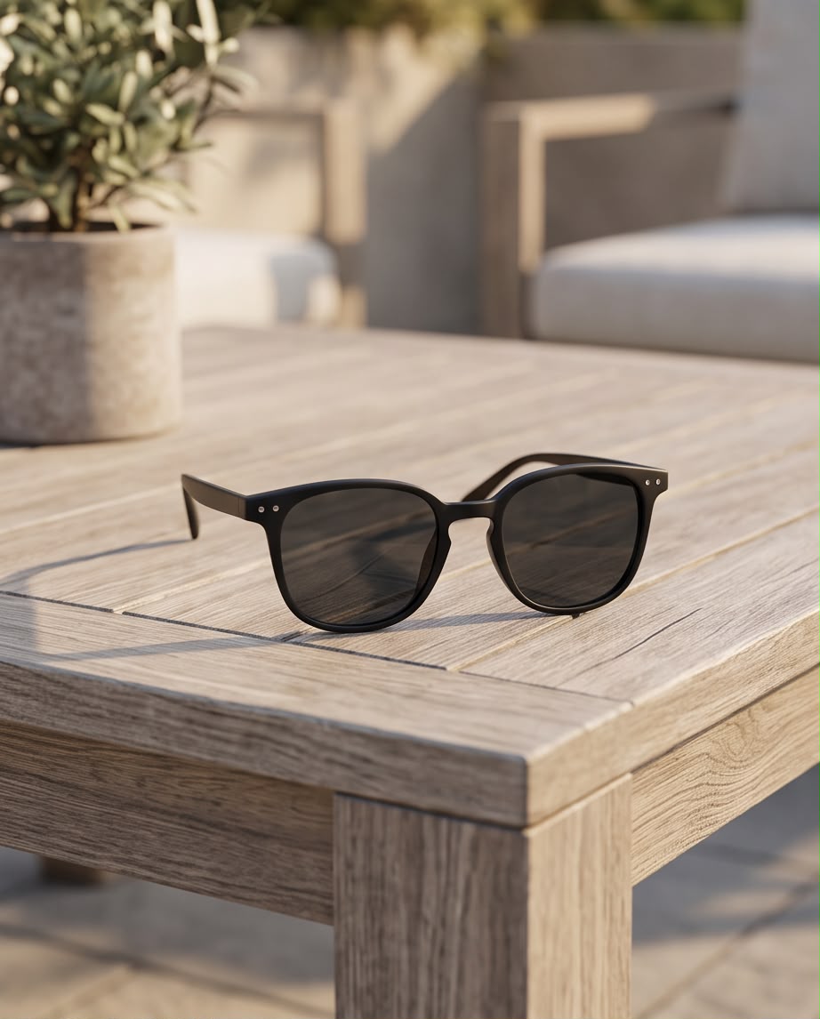 2H #20 Black-Black Sunglasses