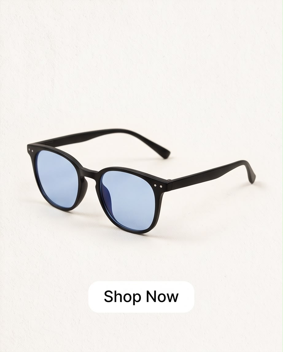 2H #20 Black-Blue Sunglasses
