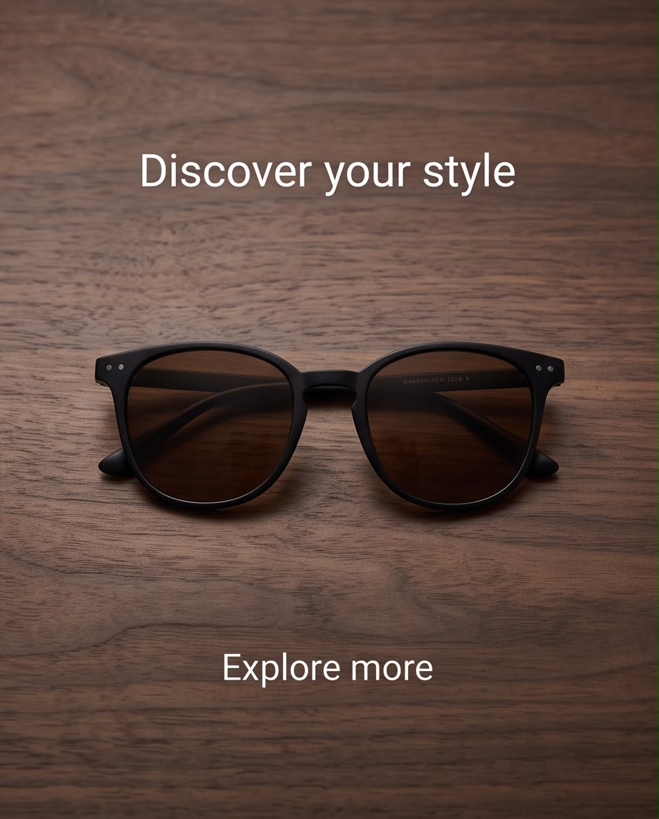 2H #20 Black-Brown Sunglasses