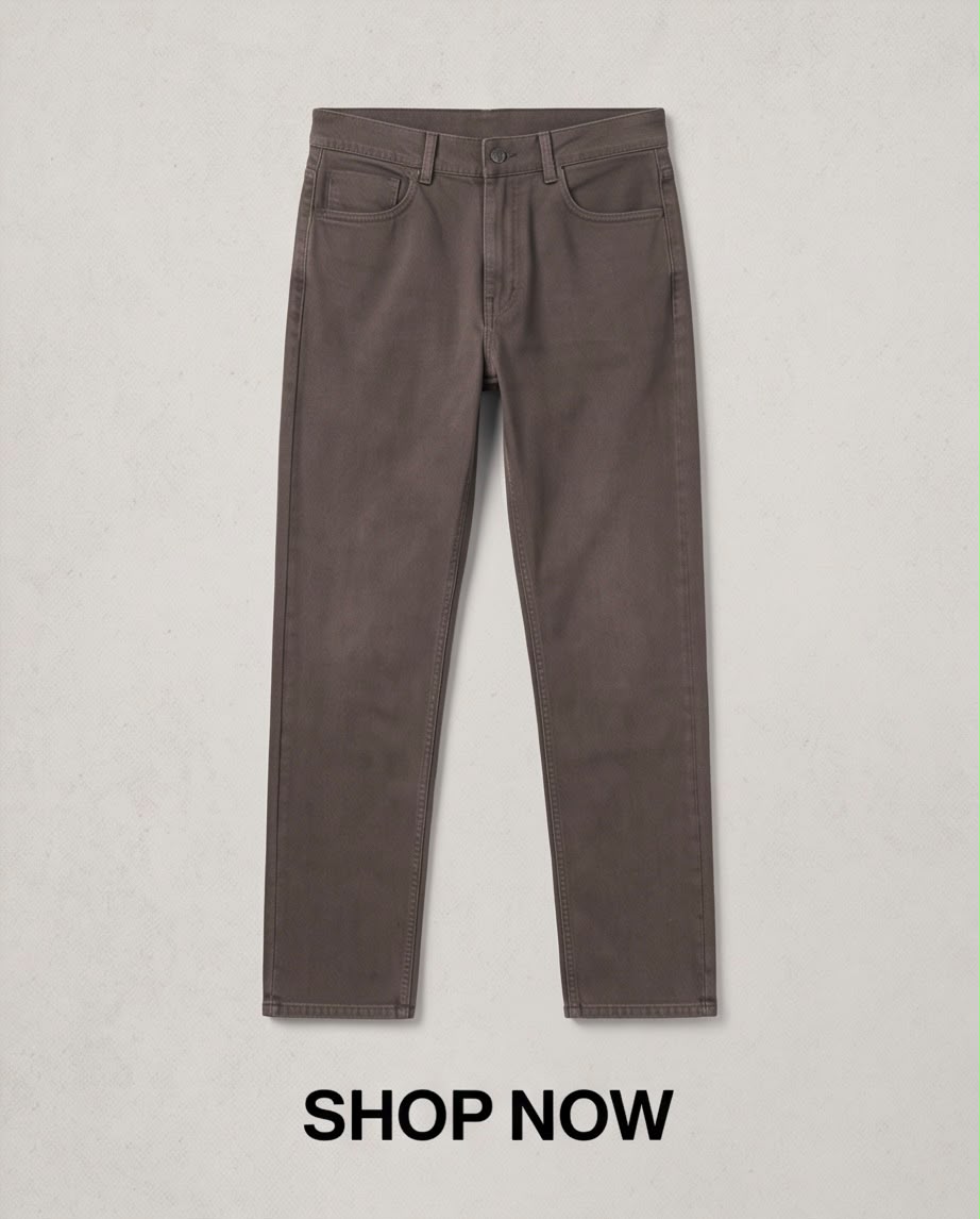 2H Five-Pocket Twill Pant