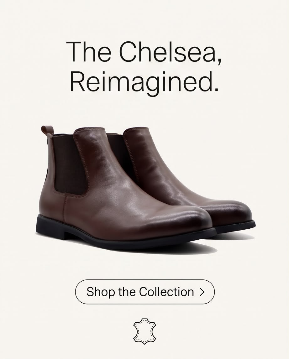 2H #2Y06-1001-8174 Brown Chelsea Boot