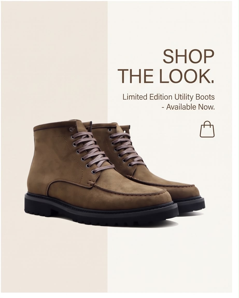 2H #2Y06-2001-8160 Brown Chamois Boot