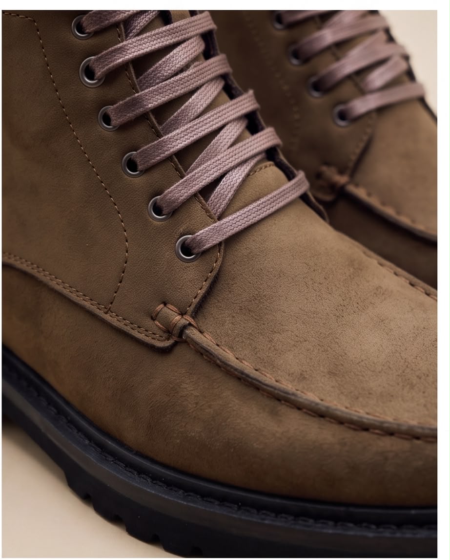 2H #2Y06-2001-8160 Brown Chamois Boot