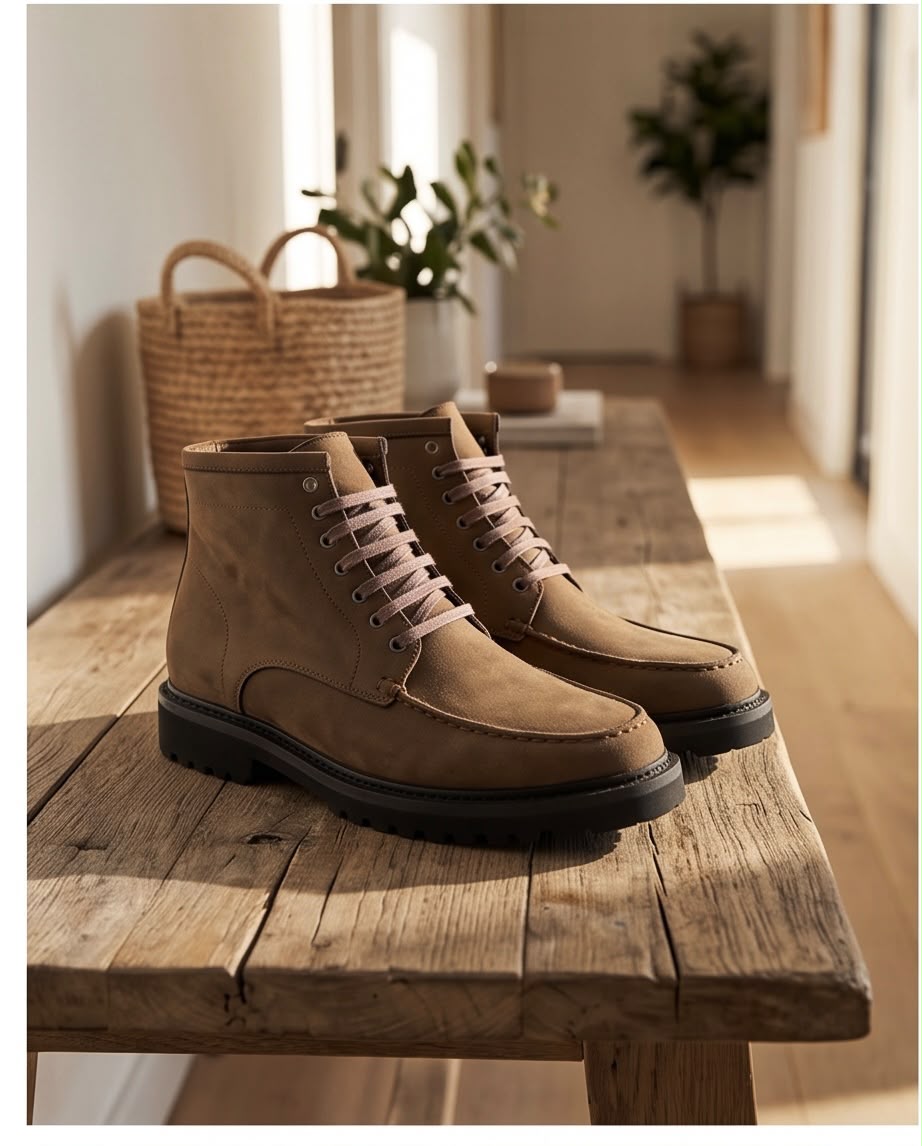 2H #2Y06-2001-8160 Brown Chamois Boot