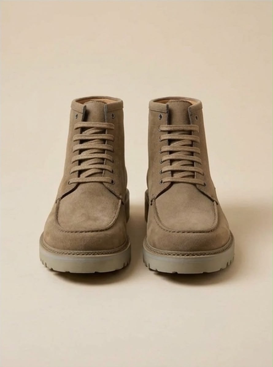 2H #2Y06-2001-8160 Beige Chamois Boot