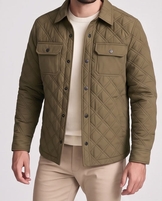 2H #88029 Khaki Casual Jacket