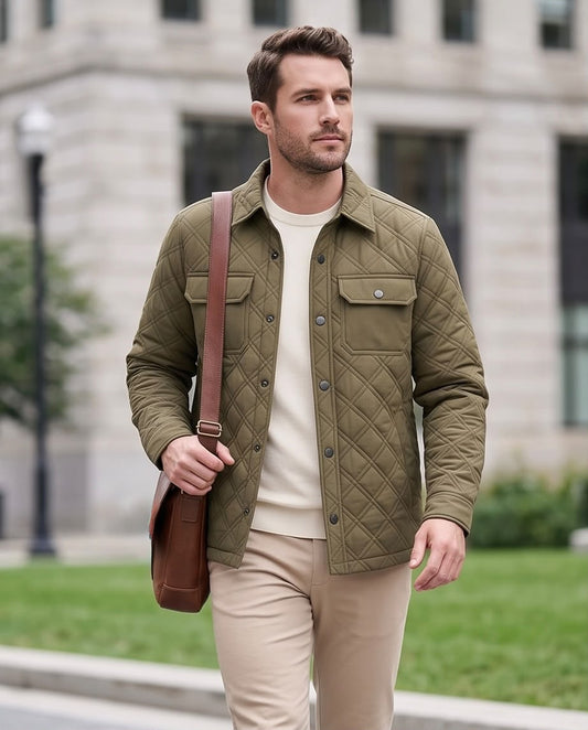2H #88029 Khaki Casual Jacket