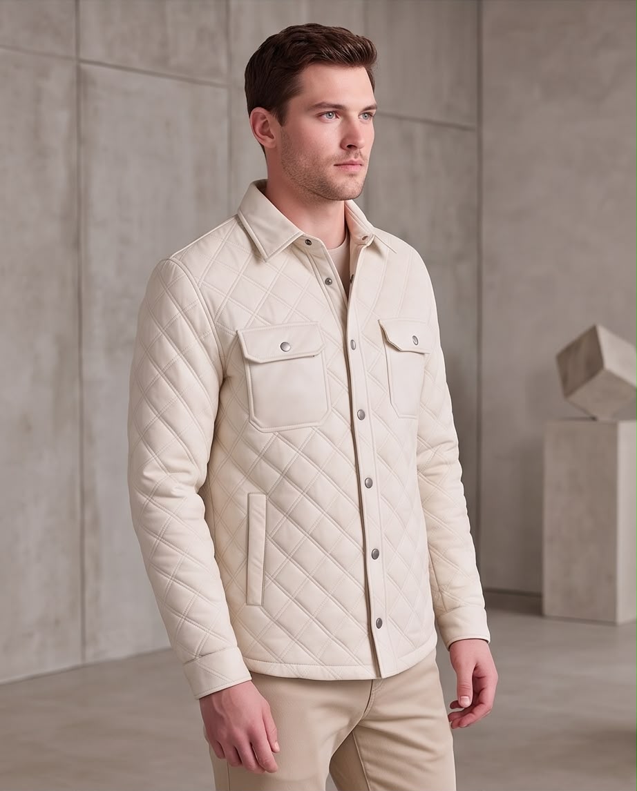 2H #88029 Off White Casual Jacket