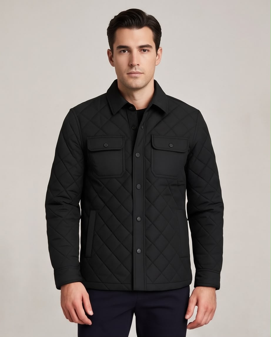 2H #88029 Black Casual Jacket