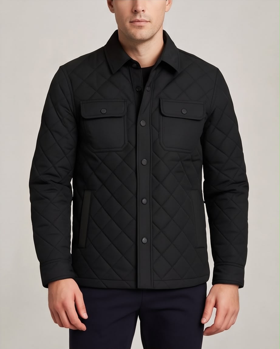 2H #88029 Black Casual Jacket