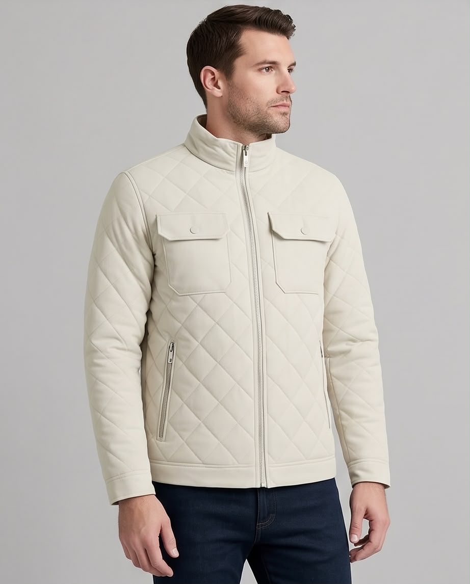 2H #88211 Cream Casual Jacket