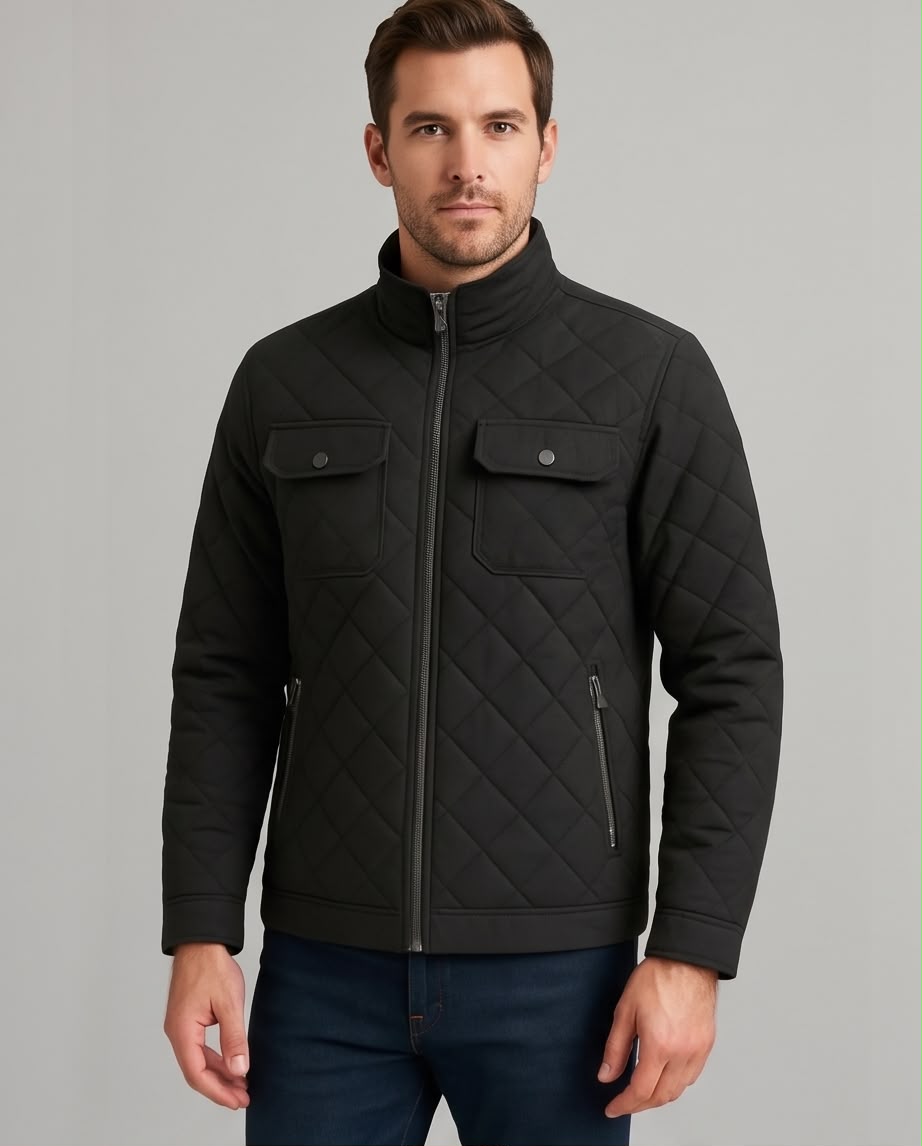 2H #88211 Black Casual Jacket