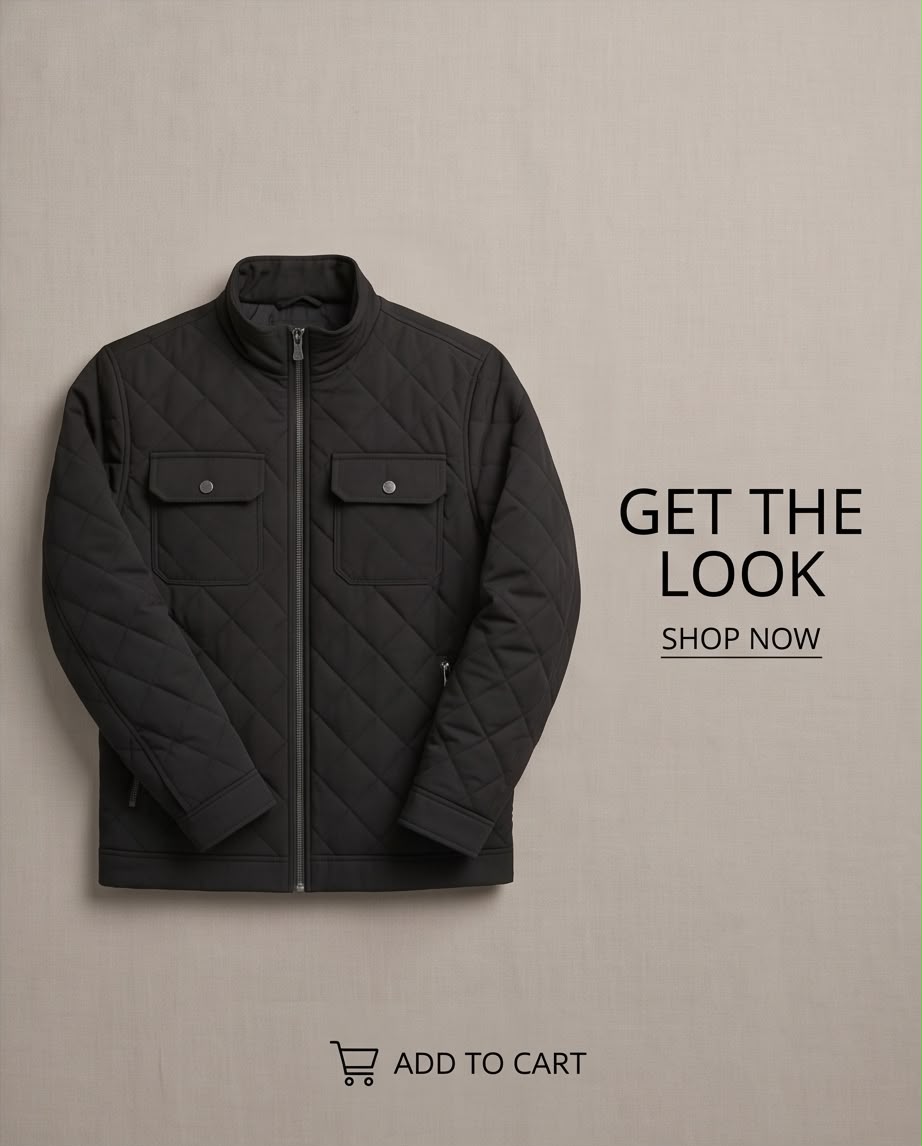 2H #88211 Black Casual Jacket